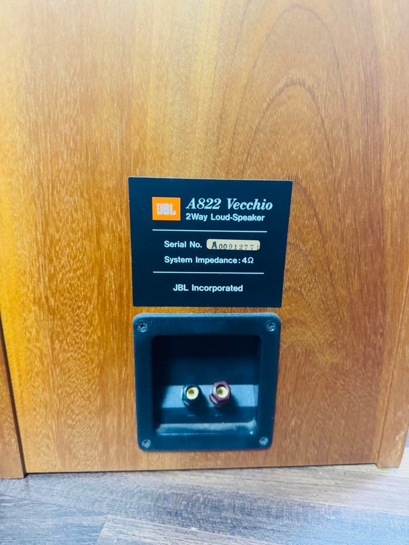 JBL A822 Vecchio ヴェッキオ スピーカー ペア 音響機器 動作品