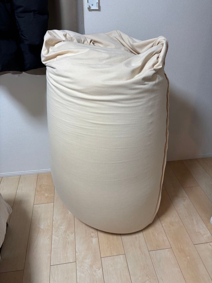 ヨギボー マックス クリーム色 ビーズクッション