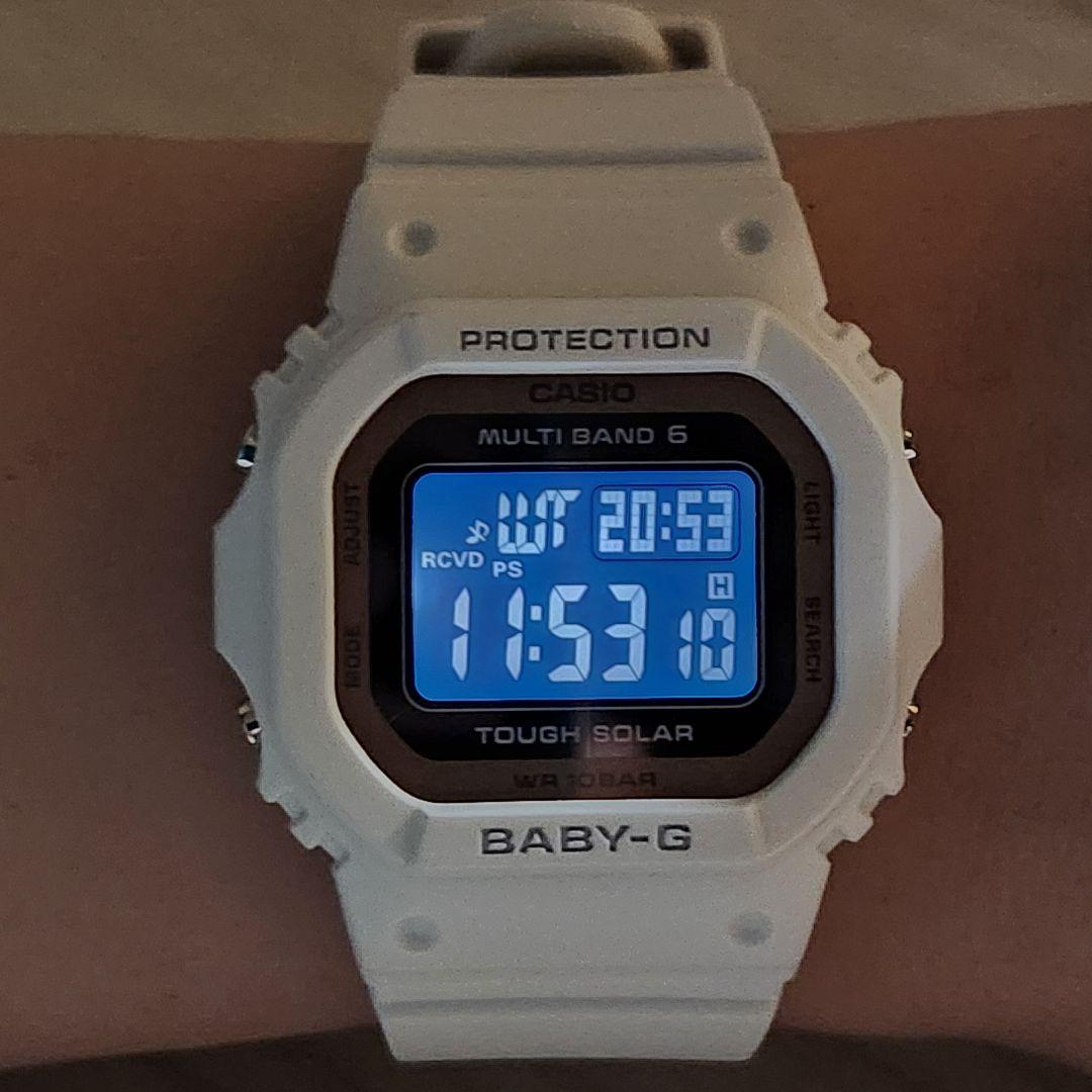 『美品』 カシオ ベビーg BABY-G 電波ソーラー 腕時計 B385