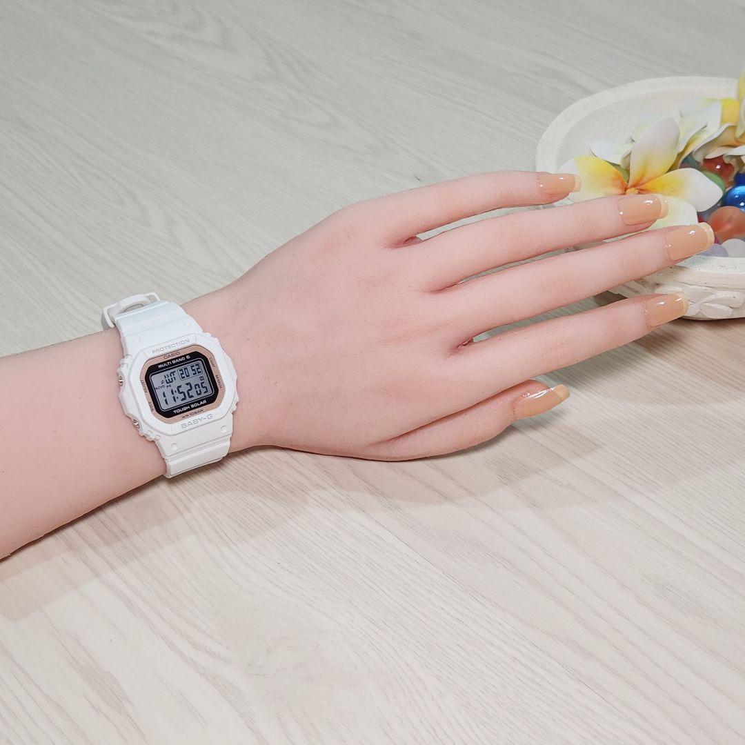 『美品』 カシオ ベビーg BABY-G 電波ソーラー 腕時計 B385