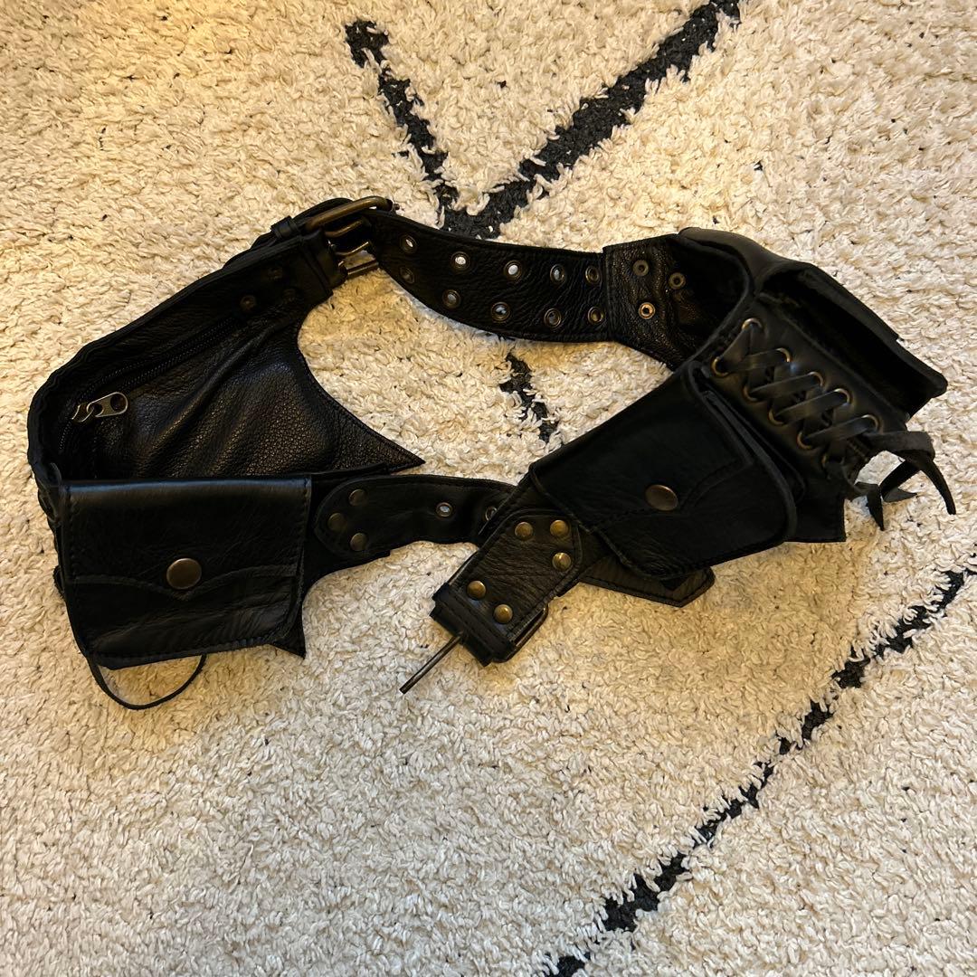 KMRii風 ボディバッグ ブラック