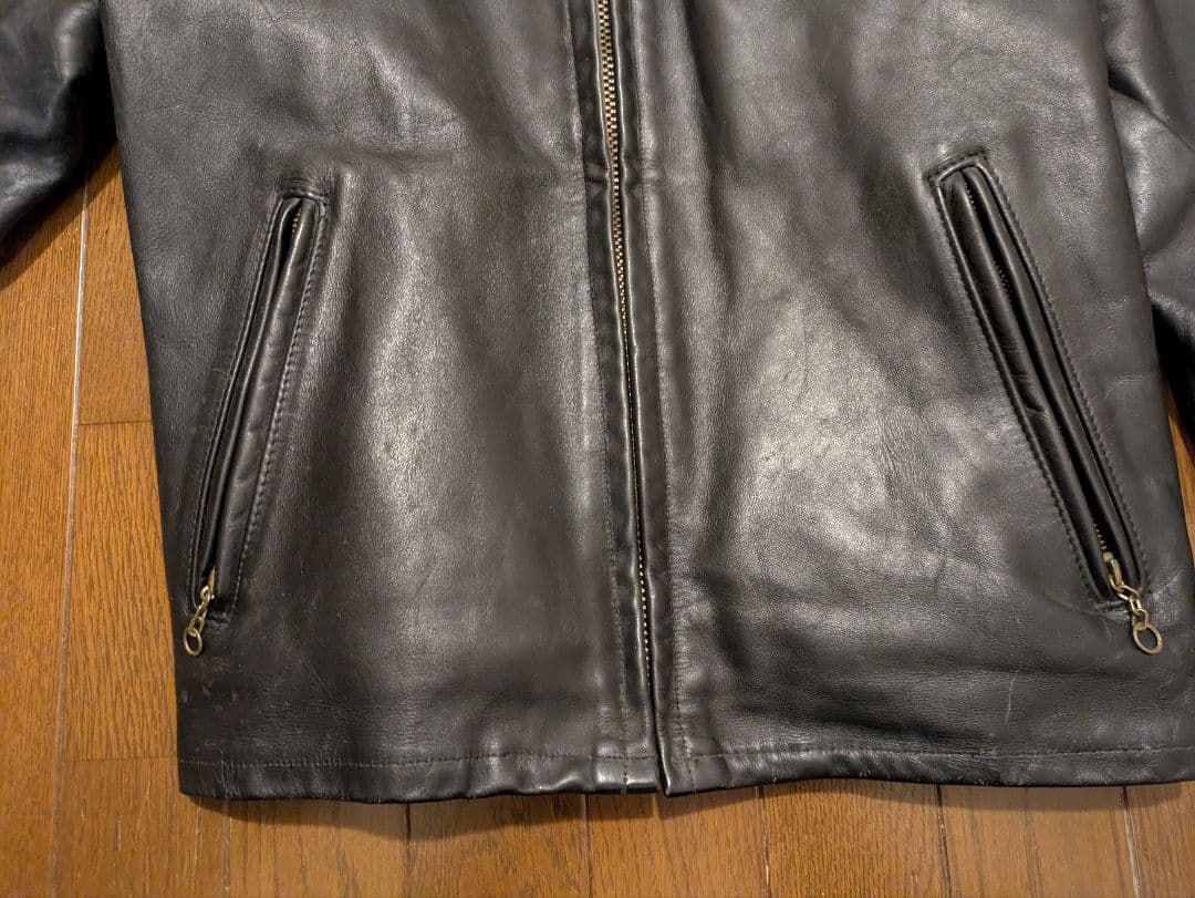 訳ありschott AT101 シングルレザージャケット+インナーボア