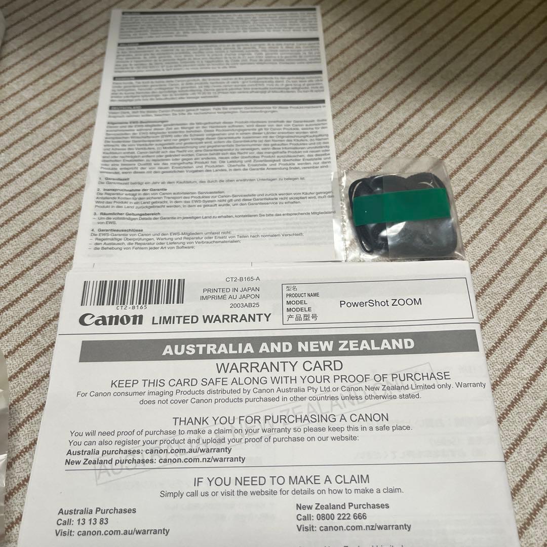 ゴ*木様 Canon Power Shot Zoom