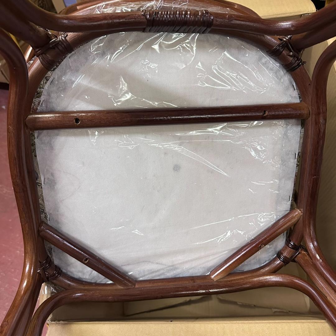 新品　未使用　アジアンテイスト　籐座椅子