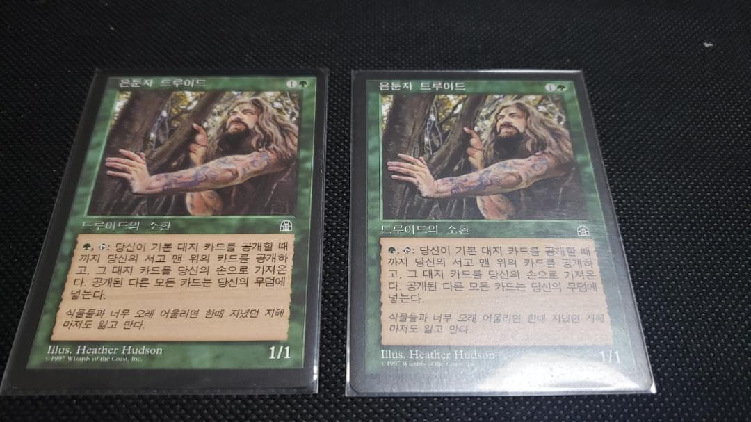 MTG 隠遁ドルイド ハングル 韓国語 2枚セット