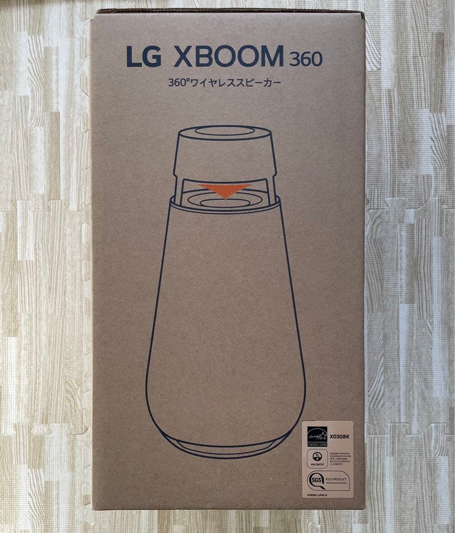 最終セール LG　ポータブルスピーカー　XBOOM360 XO3 BK ブラック