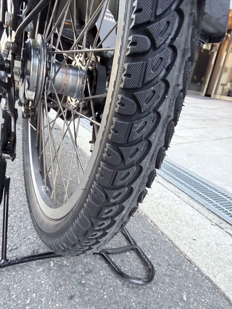 子供乗せ　ヤマハ　電動アシスト自転車 ブラック チャイルドシート付き