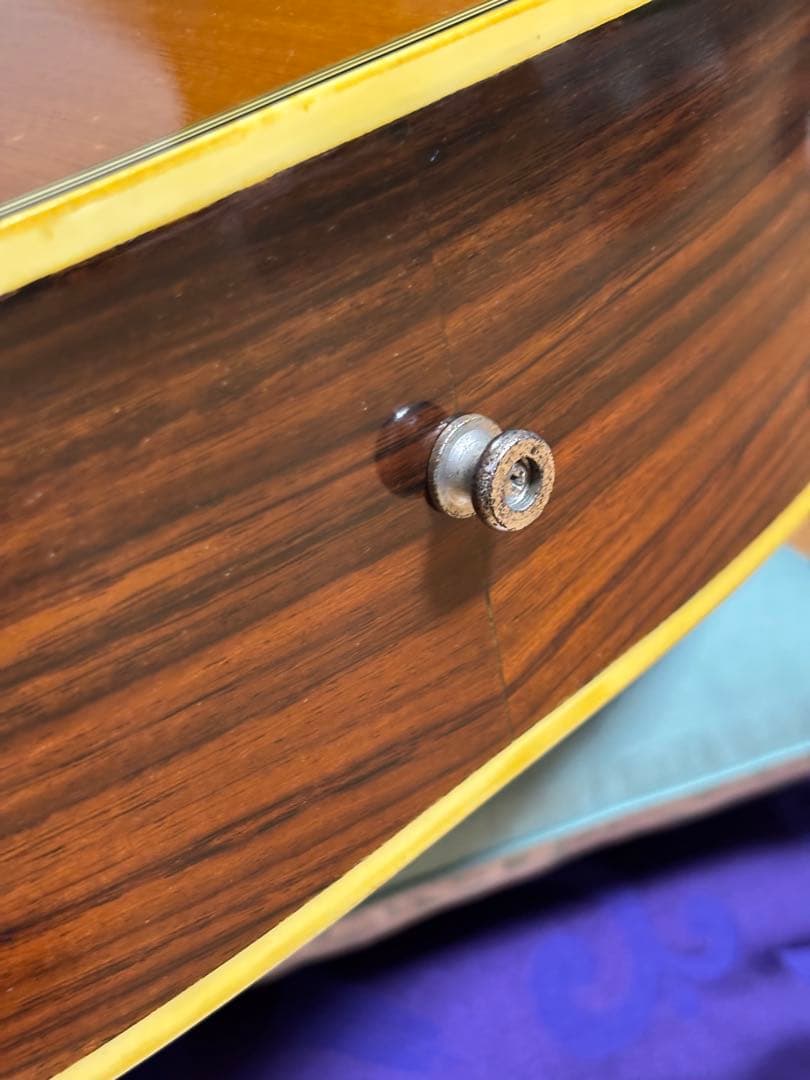 レア！Pearl パールPF-618 ジャパンヴィンテージアコギ ADJサドル