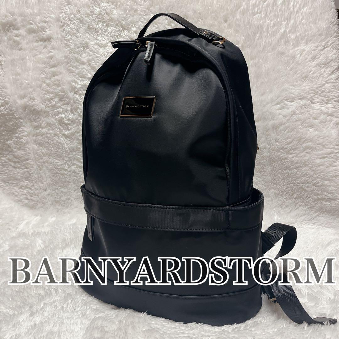 【極美品】BARNYARDSTORM 撥水キレイめ11ポケット　リュック　黒