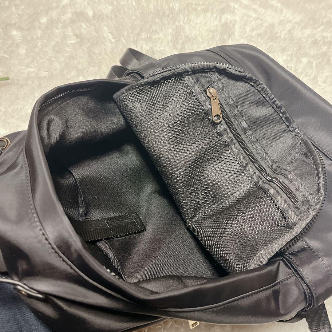 【極美品】BARNYARDSTORM 撥水キレイめ11ポケット　リュック　黒