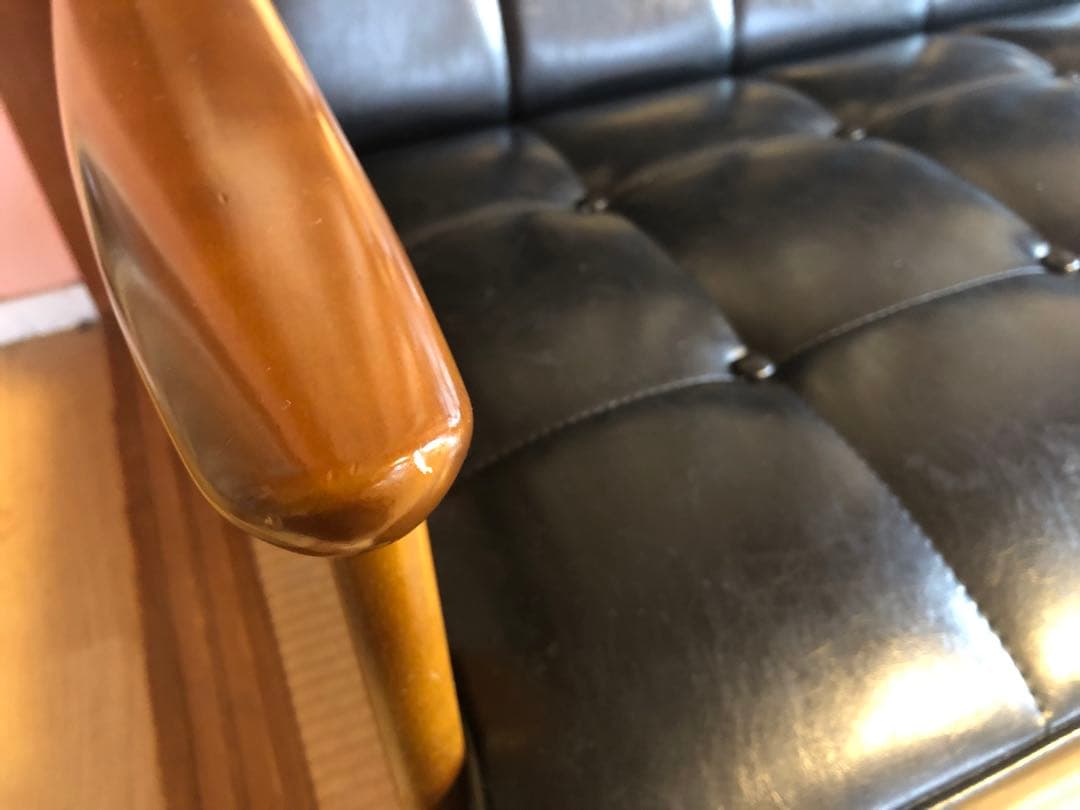 【送料込み】カリモク60 Kチェア　2シーター　スタンダードブラック