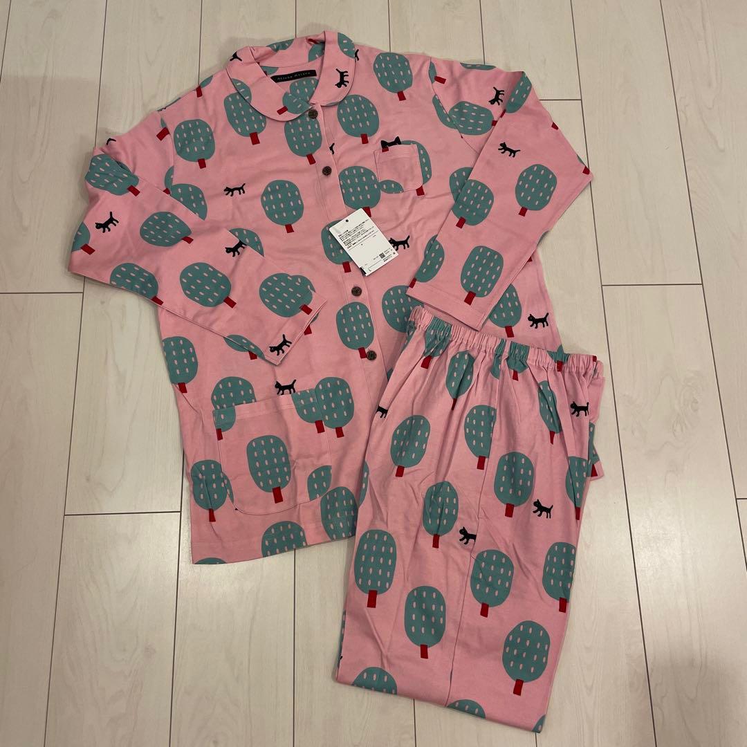 【新品未使用】ワコール マタノアツコ 長袖長パンツ　 綿100％ 　Lサイズ