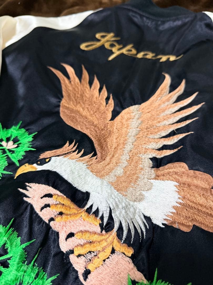 90s 日本製 vintage 鷲 日本限定 スカジャン vintage