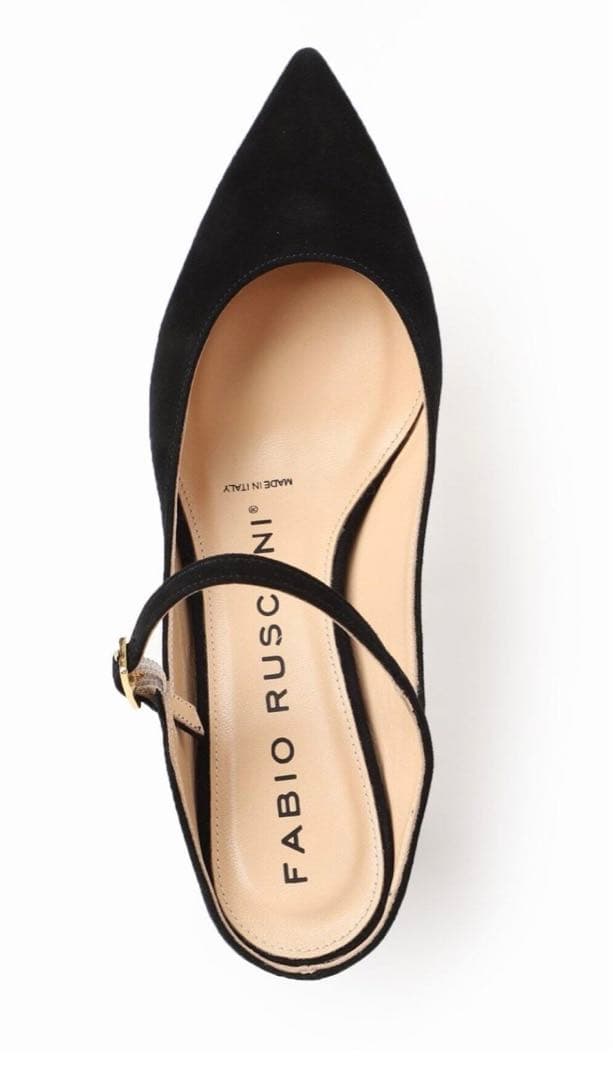 FABIO RUSCONI ストラップパンプス　38 ブラック　IENA　新品