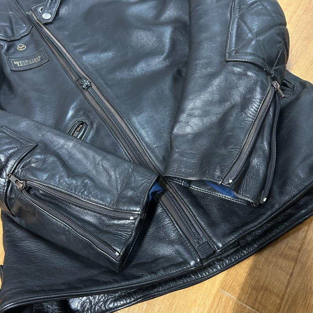 70’s UK製 INTERSTATE 本革レザージャケット 美品 ヴィンテージ