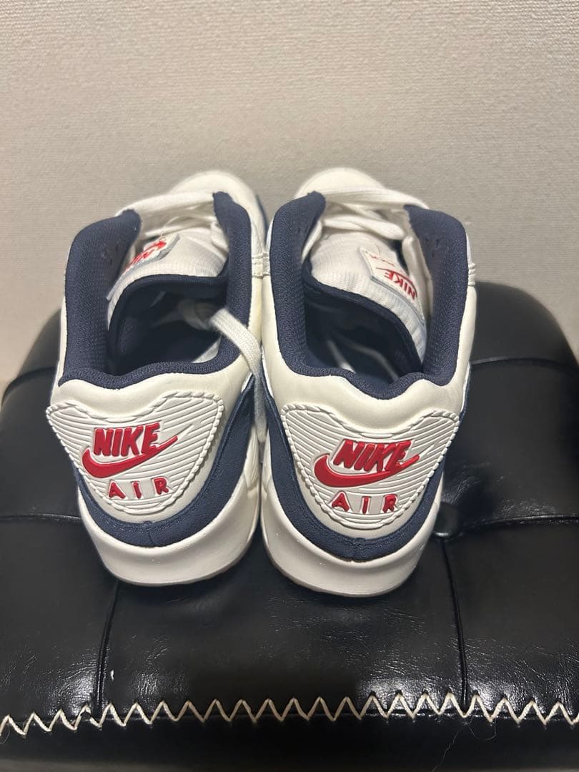 NIKE AIR MAX 90 PRM ホワイト/ネイビー
