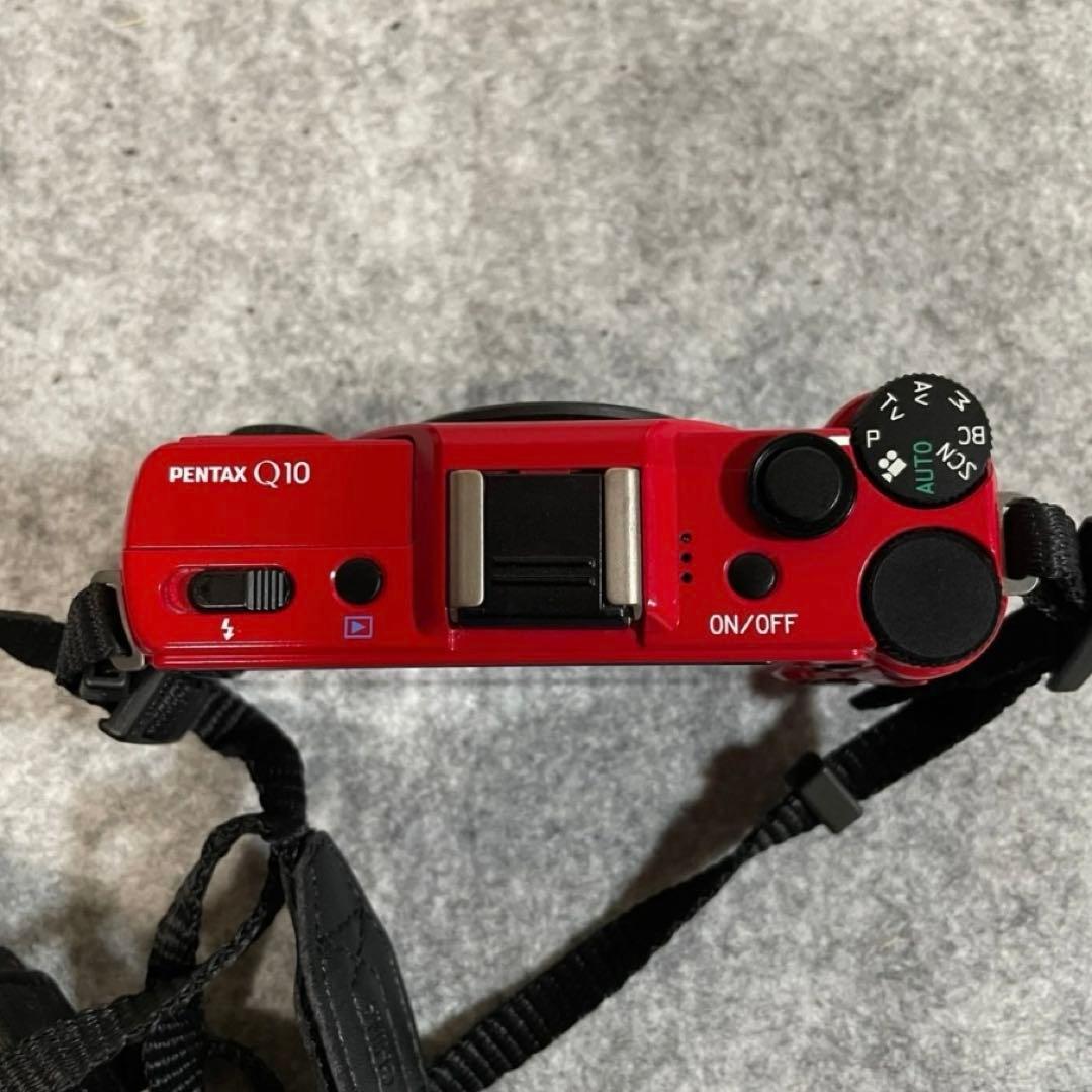 う*る様 PENTAX デジタルミラーレス一眼 レッド Q10 WZOOMKIT