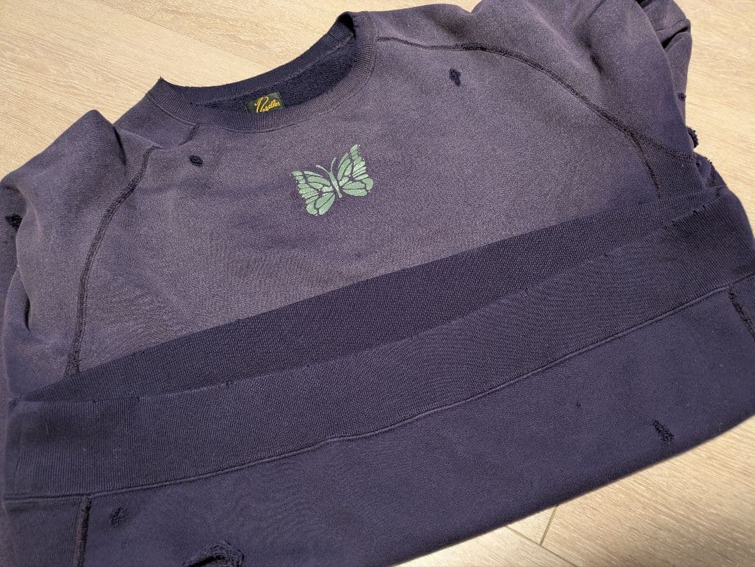 Needles ダメージが加工　トレーナー