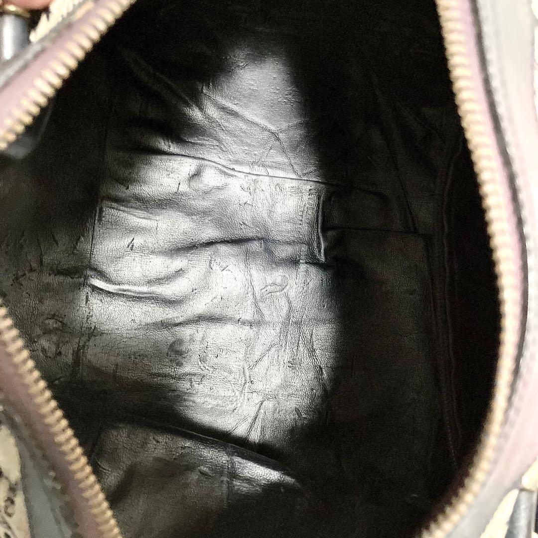 セリーヌ　ミニボストンバッグ ハンドバッグ　Cマカダム柄　CELINE