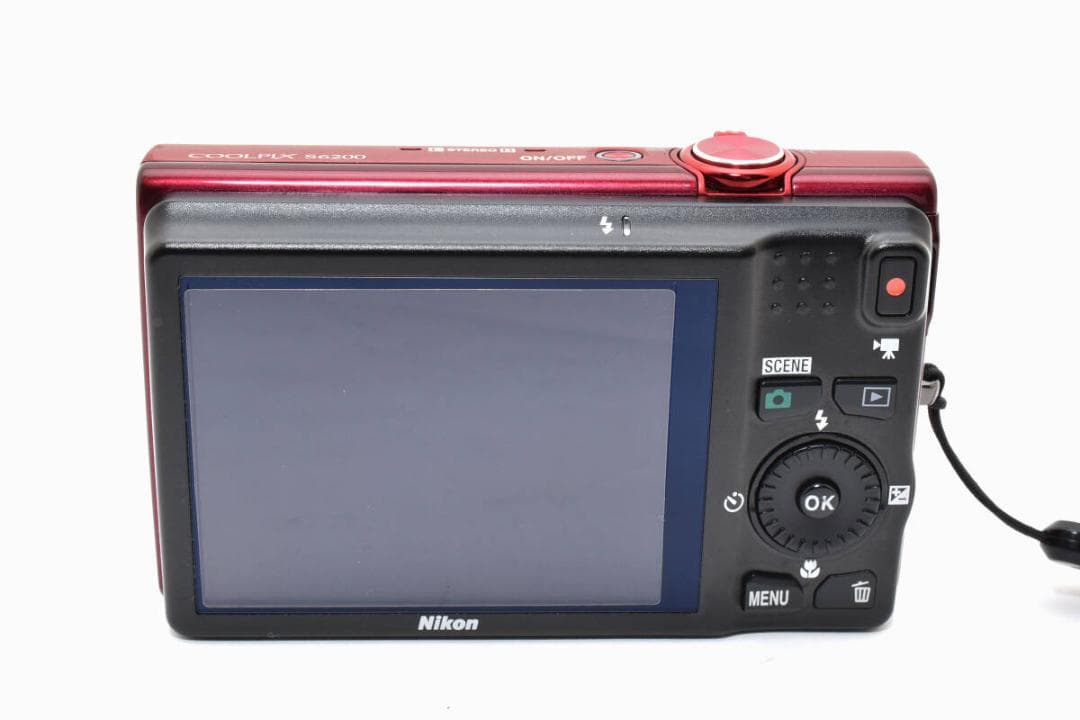 美品 ニコン　Nikon COOLPIX S6200 レッド ＃A372