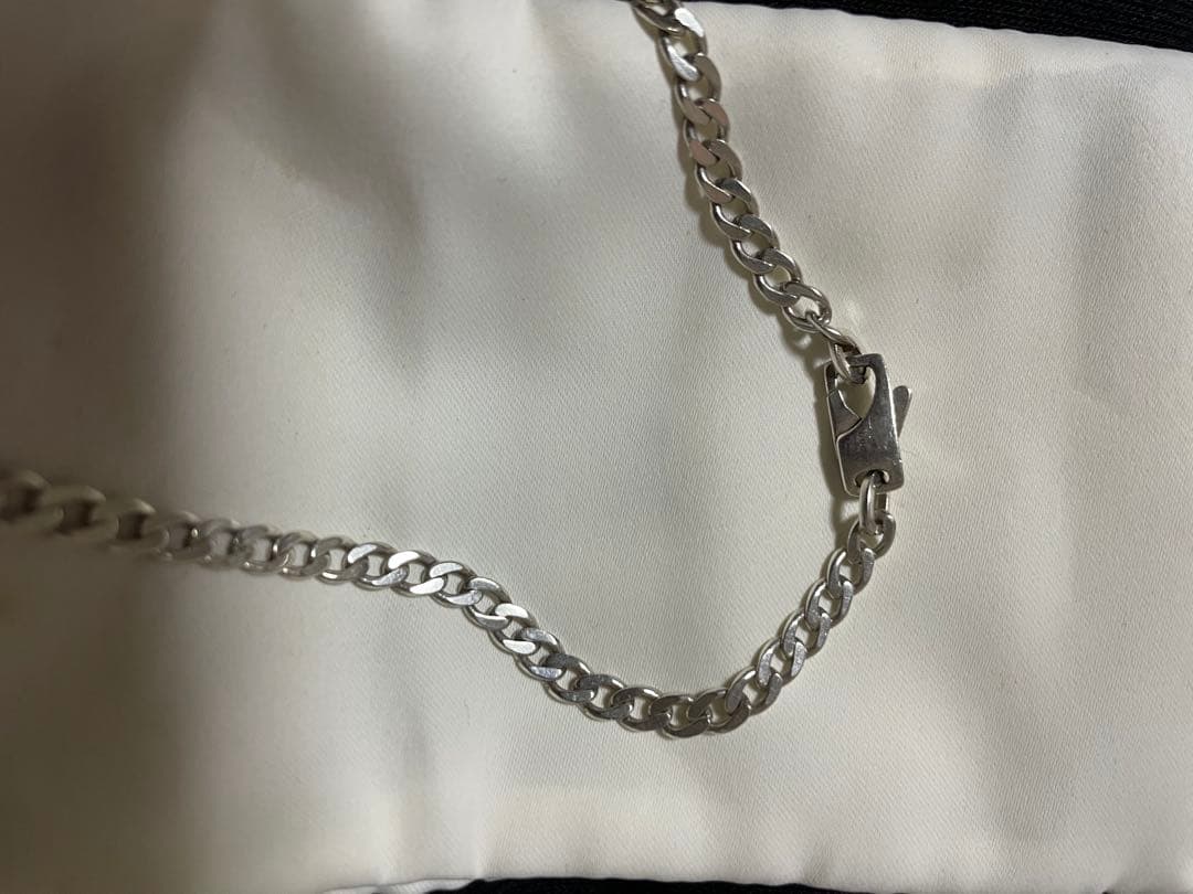 グッチ GUCCI ネックレス Gロゴ スクエアトップ シルバー925 刻印有