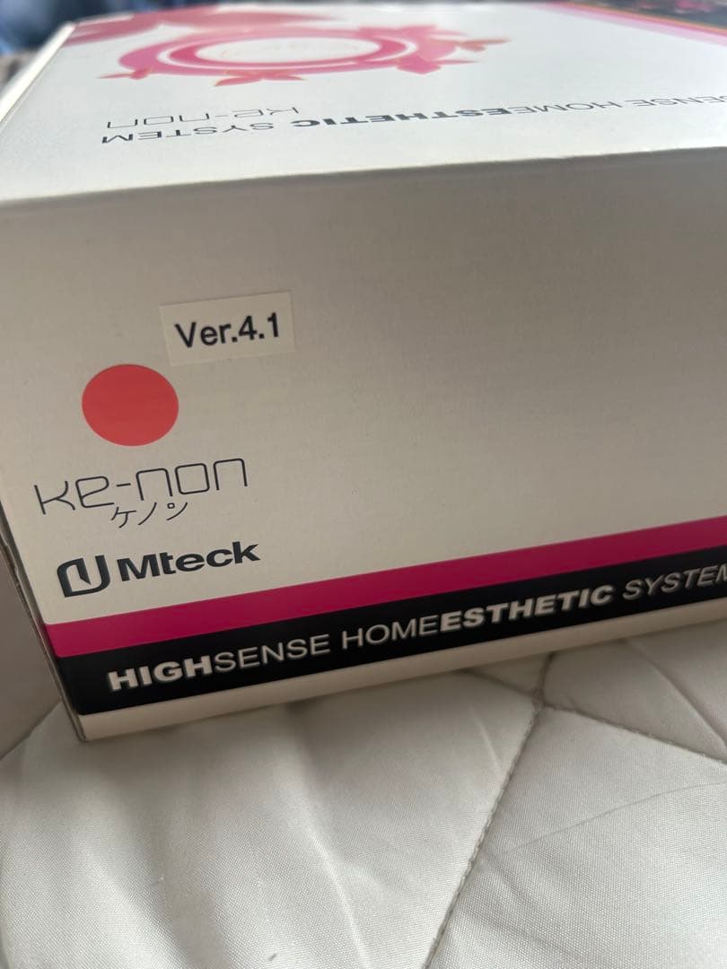 ケノン フラッシュ式脱毛器 ピンク カートリッジ5点