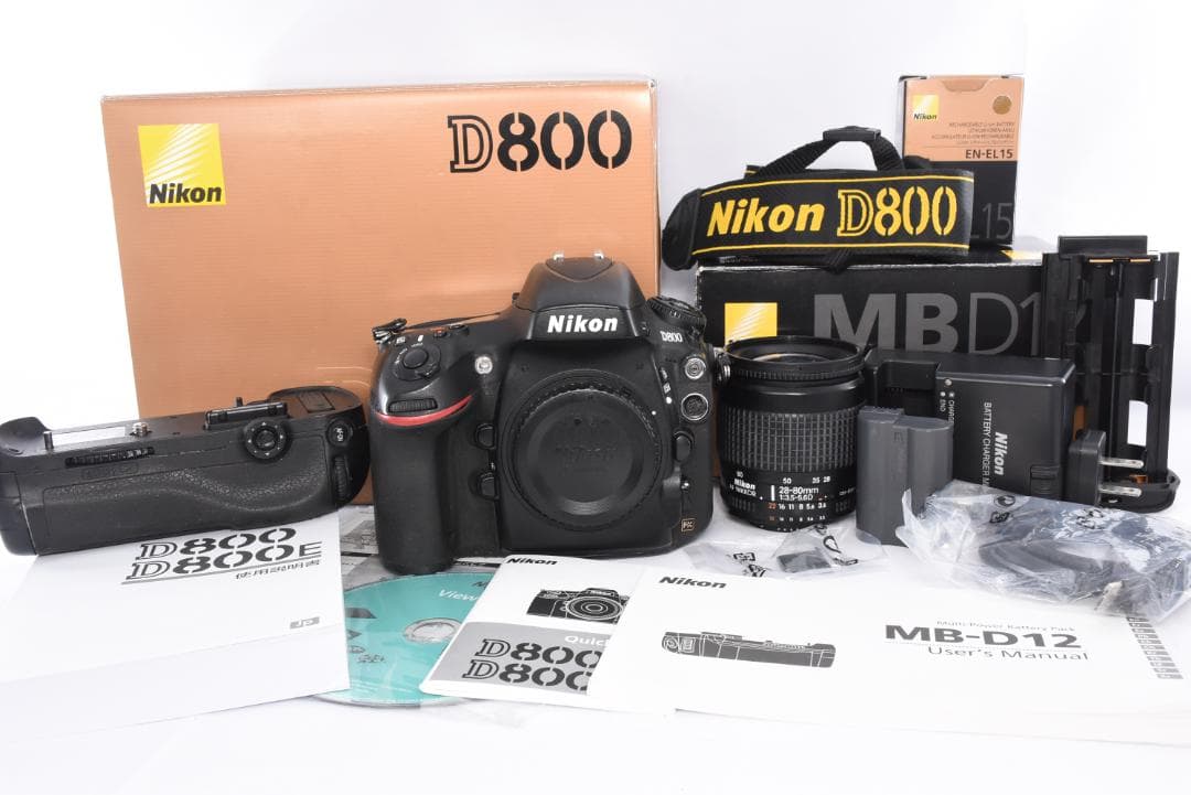 【送料無料】Nikon ニコン D800 MB-D12 レンズ セット
