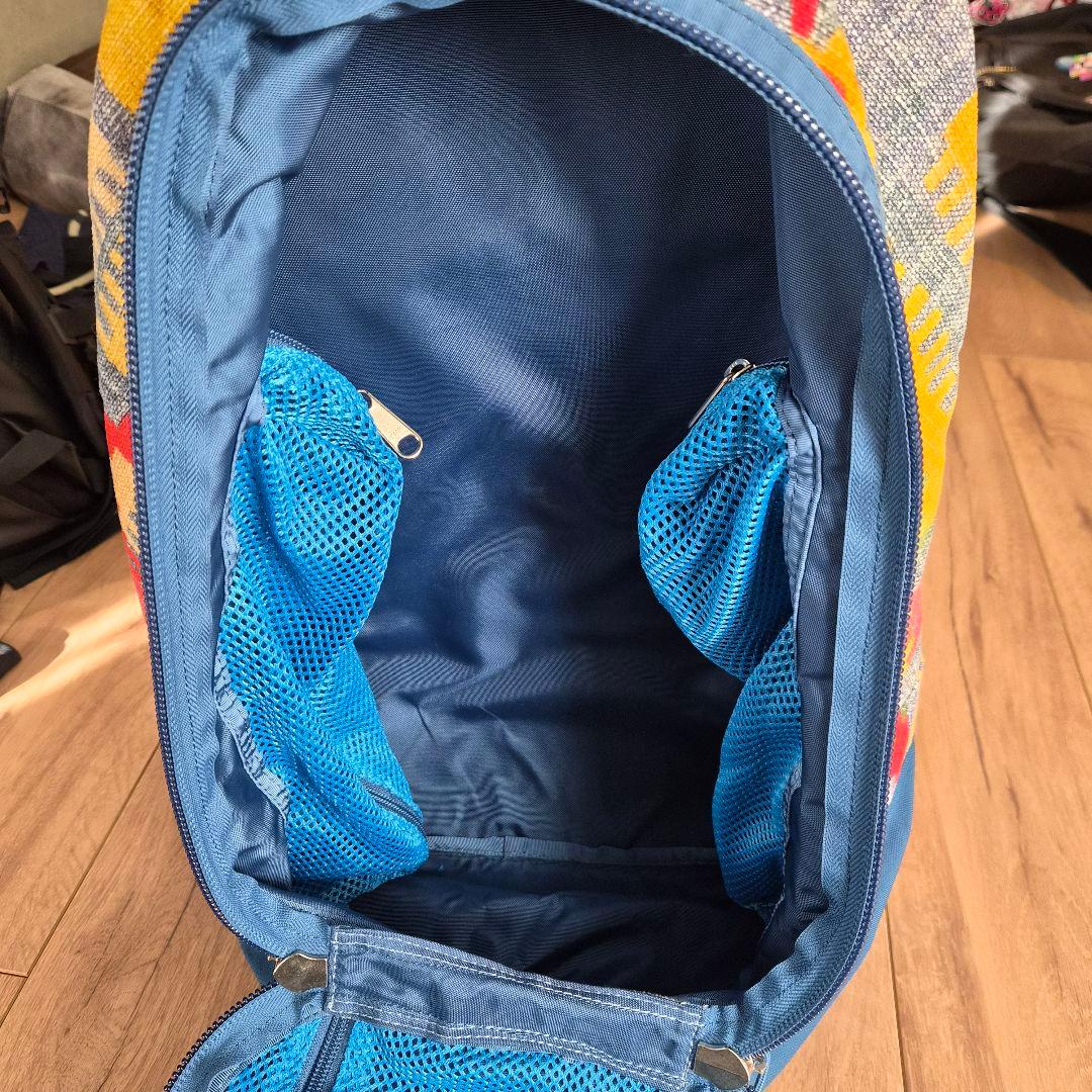 THE NORTH FACE 幾何学模様　リュック　バックパックパープルレーベル