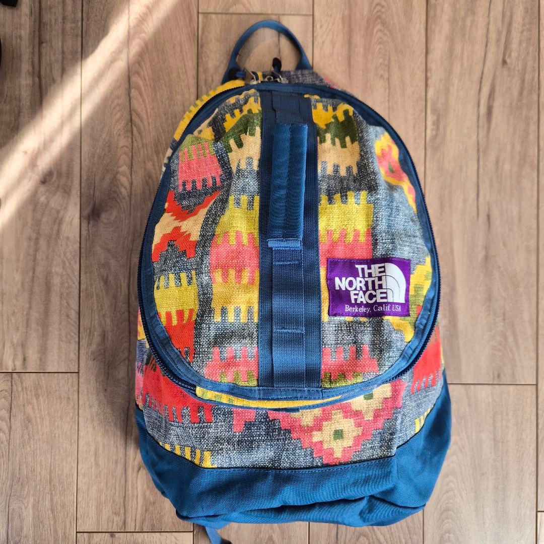 THE NORTH FACE 幾何学模様　リュック　バックパックパープルレーベル