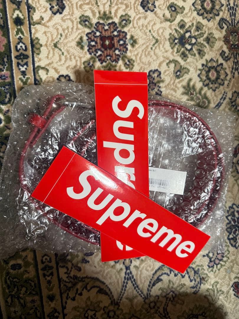 Supreme Number (N)ine スタッズベルト レッド　XL