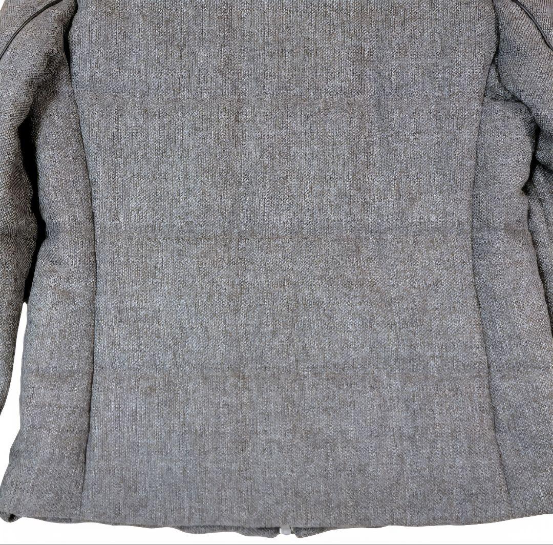 ほぼ未使用 定価約20万 アクアラマ AQUARAMA 中綿ツイードブルゾン