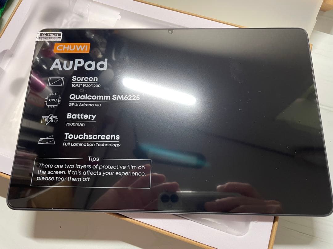 （開封品未使用）CHUWI AuPad 10.95インチ SIMフリー