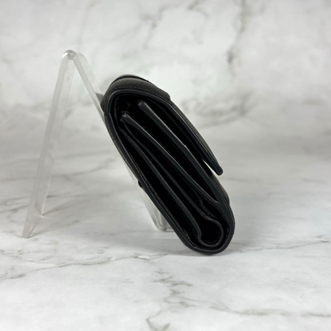 BOTTEGA VENETA ブラック 3つ折り 財布 カセット