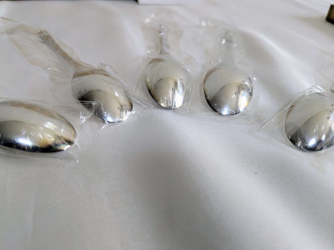 【未使用】 純銀製 スプーン 5本 約88g セット