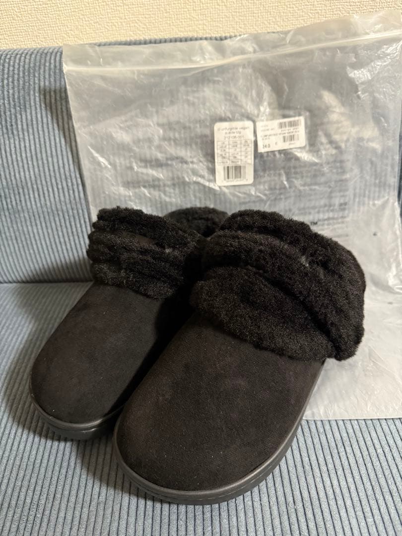 CROCS クラシックアンフォゲッタブルスウェードクロッグ BLACK
