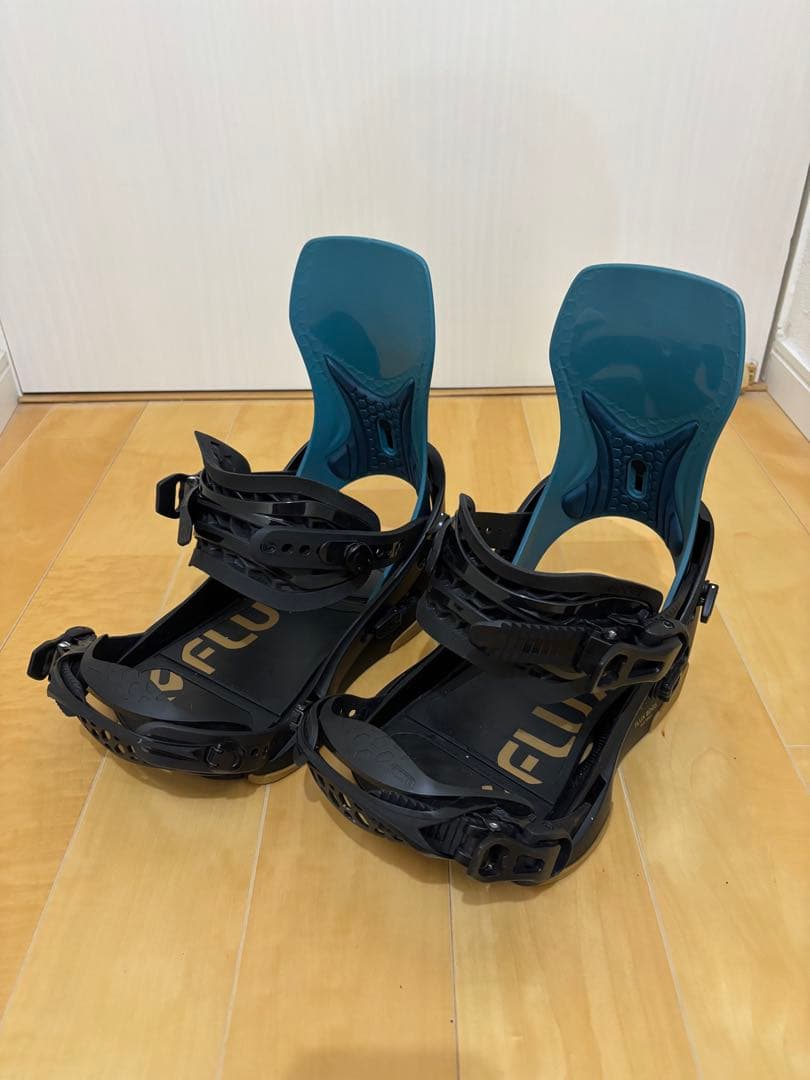 FLUX CV Sサイズ　スノーボードビンディング ブラック/ブルー