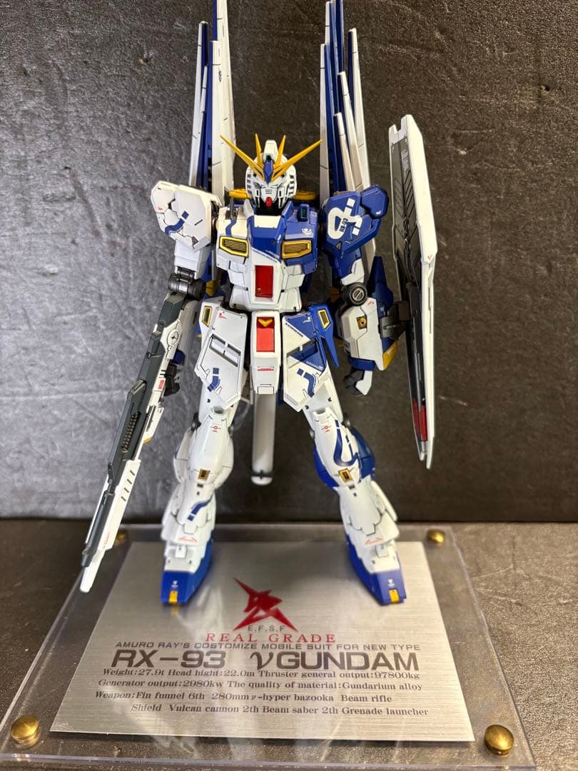 RG RX-93νガンダム 九龍版全塗装済完成品 クーロン九龍ガンダム