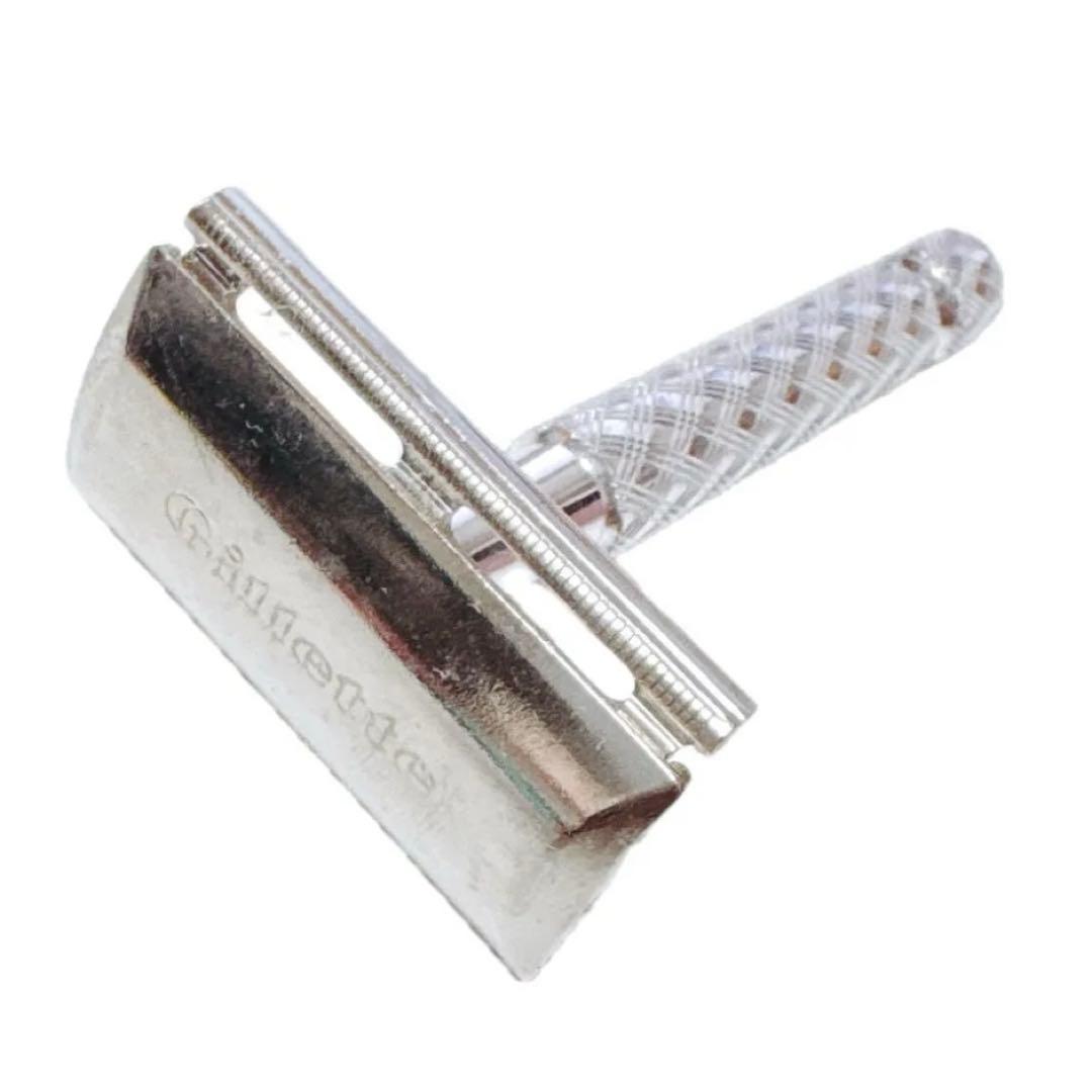 BLUE Gillette BLADE カミソリ　剃刀　ひげ剃り　ジレット