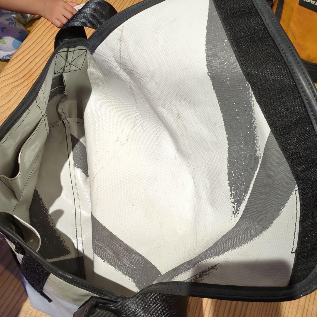 FREITAG メッセンジャーバッグ ホワイト/ブルー