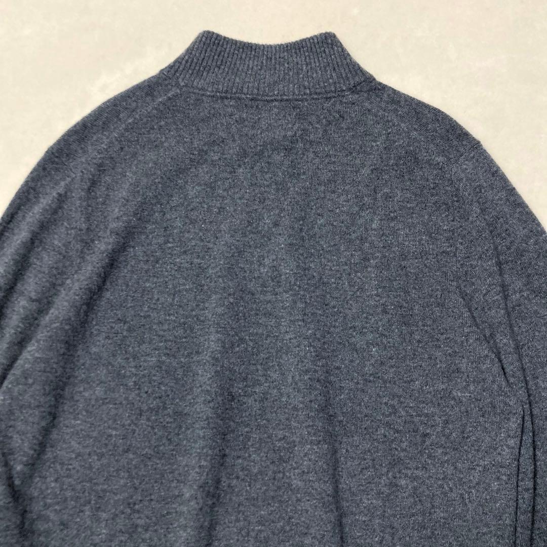 未使用 LANDS' END cashmere 洗えるカシミヤ ニット ジップ
