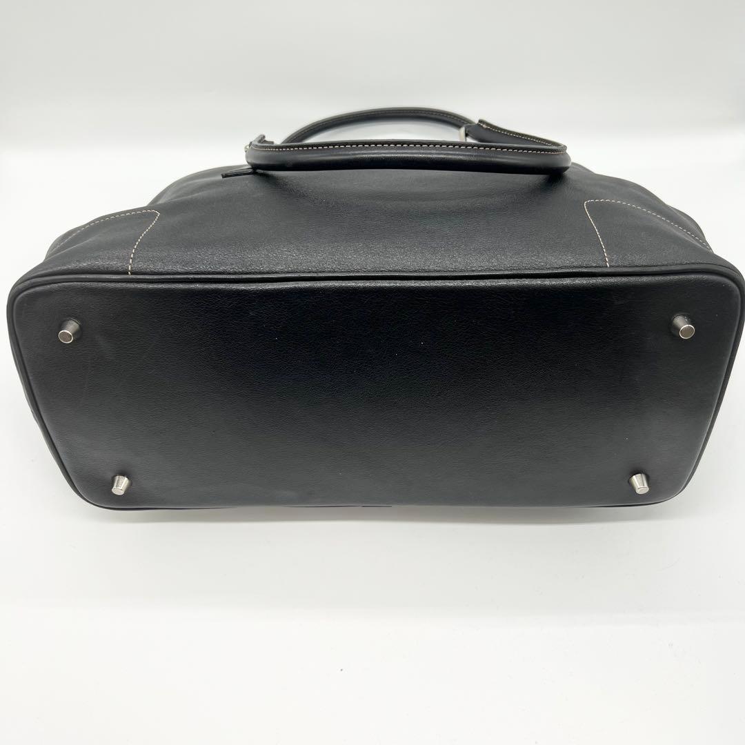 美品✨オールドコーチ　トートバッグ　ビジネス　レザー　ブラック　A4　肩掛け