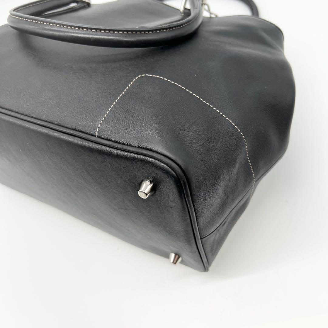 美品✨オールドコーチ　トートバッグ　ビジネス　レザー　ブラック　A4　肩掛け