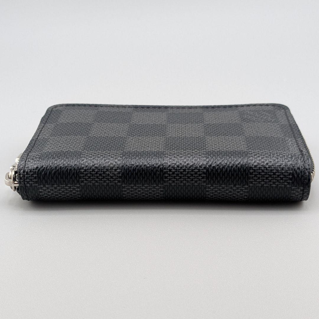 【美品・箱付】ルイヴィトン ジッピーパース ダミエ グラフィット RFID