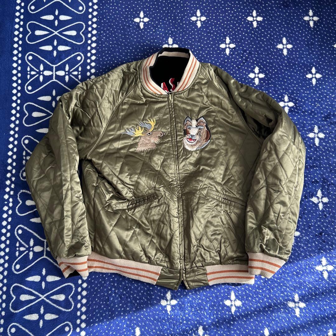 アラスカ 別珍スカジャン