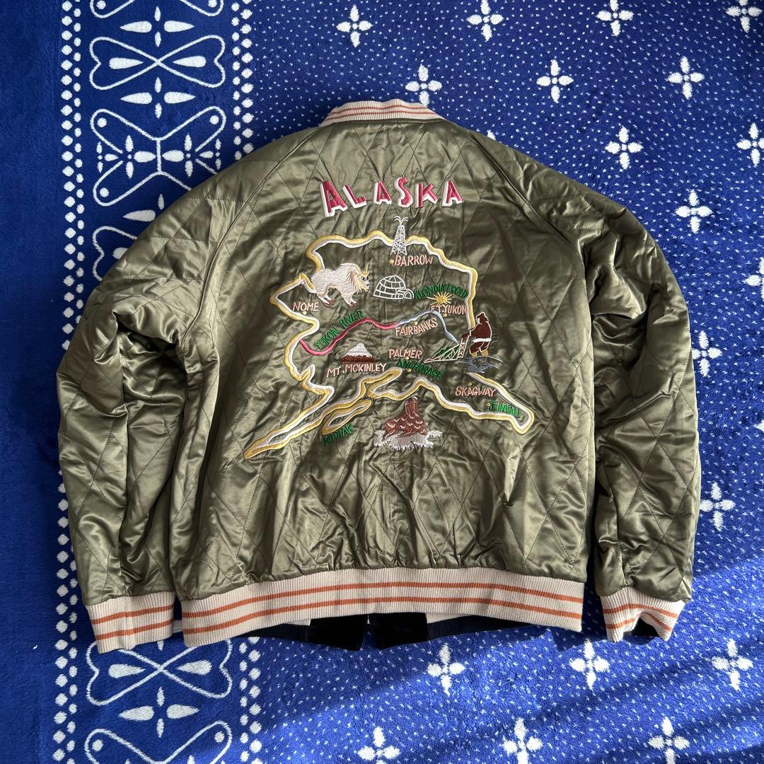 アラスカ 別珍スカジャン