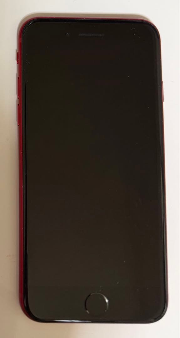 【指紋認証のみ✖️】iPhone SE 第3世代 64GB レッド BT85%