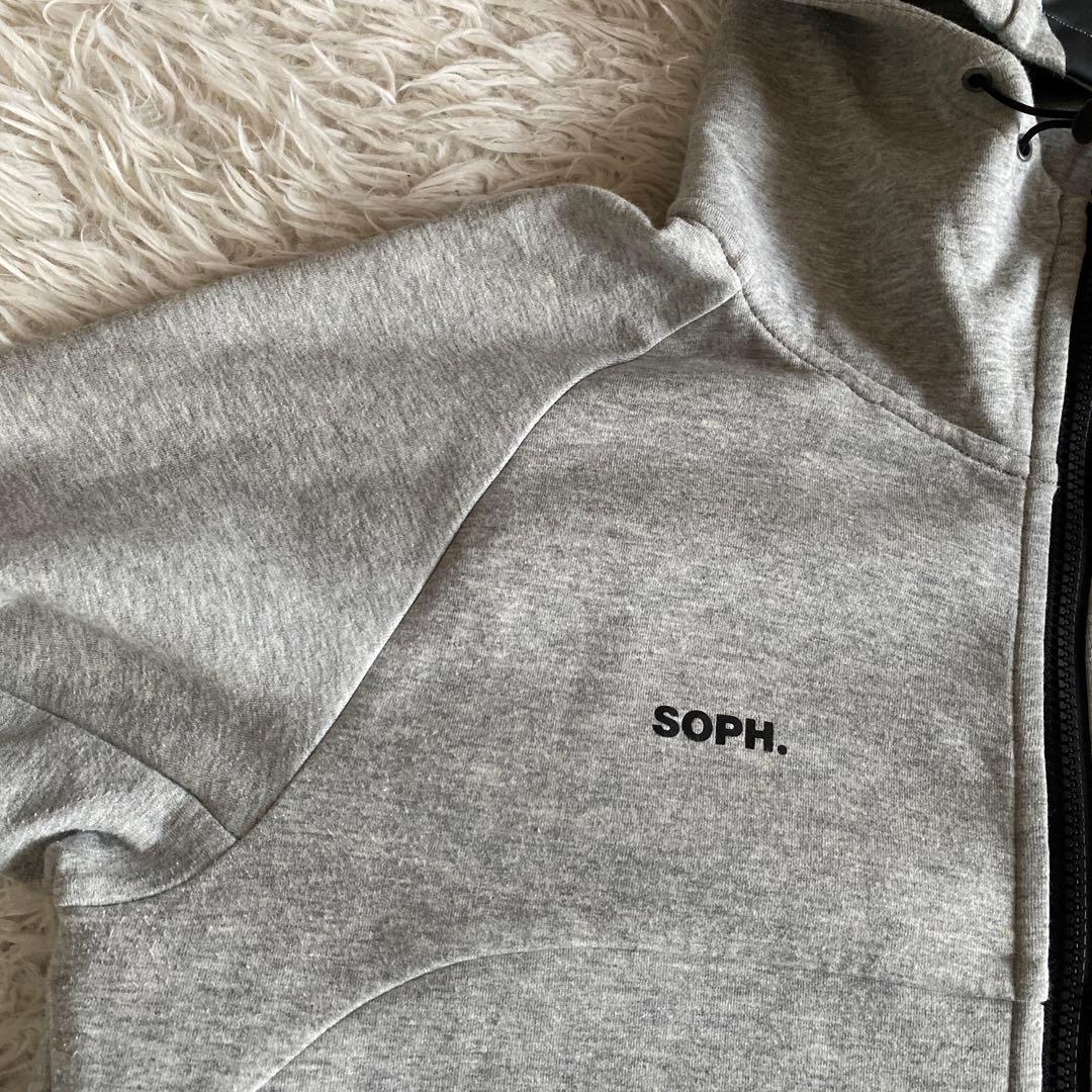 Bristol パーカー　グレー　ジップ　フード付き