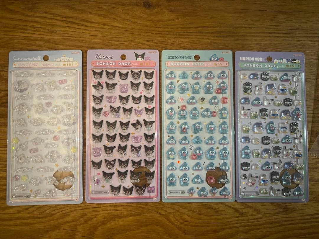 サンリオ　mini ミニ　ボンボンドロップシール