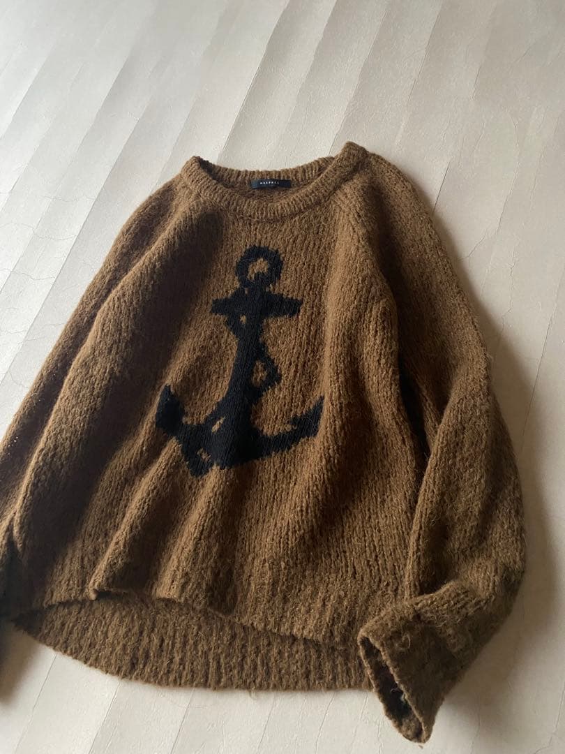 未使用◼️トゥモローランド MACPHEE マカフィークルーネックアルパカニット