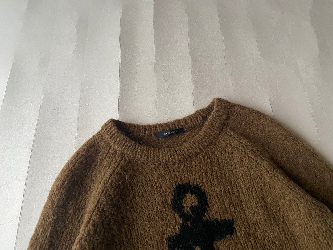 未使用◼️トゥモローランド MACPHEE マカフィークルーネックアルパカニット